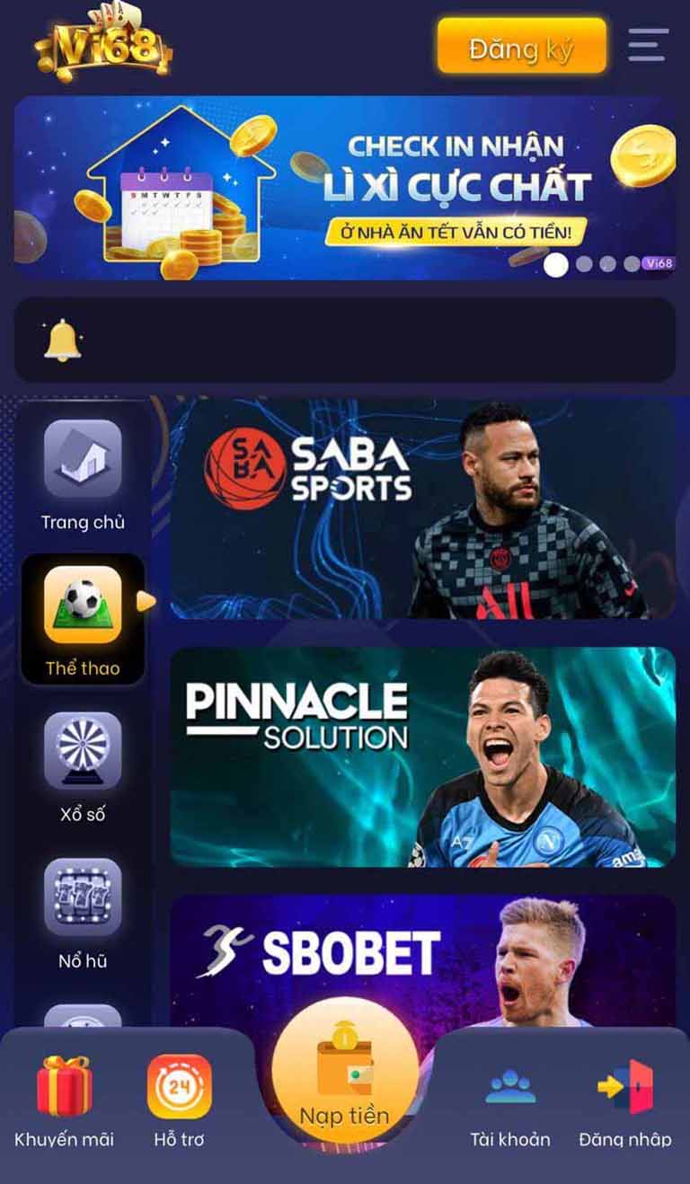 Vi68 - App cá độ bóng đá an toàn uy tín